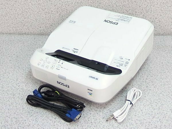 ■β 【訳あり品】ランプ点灯時間（明るさ：高752h 明るさ：低：31h）EPSON エプソン プロジェクター 【EB-685WT】 3,500lm 28【1227-17】