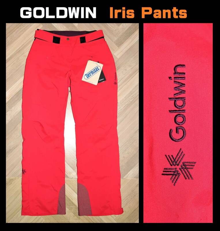 送料無料 特価即決【未使用】 GOLDWIN ★ Iris Pants (レディース/Lサイズ) ★ ゴールドウイン スキーパンツ GW31361BP 税込定価3万3000円