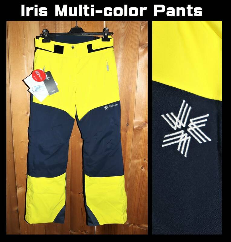 送料無料 特価即決【未使用】 GOLDWIN ★ Iris Multi-color Pants (L/WOMEN'S) ★ ゴールドウイン スキーパンツ GL31963BP