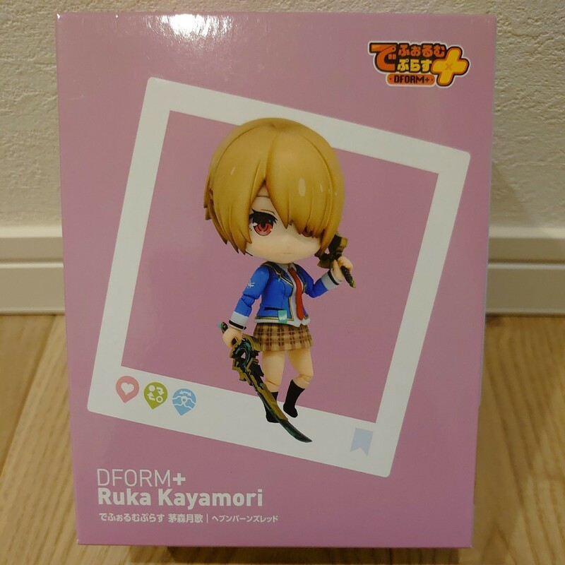 【未開封】 ヘブンバーンズレッド 茅森月歌 でふぉるむぷらす HEAVEN BURNS RED Ruka Kayamori Figure DFORM+