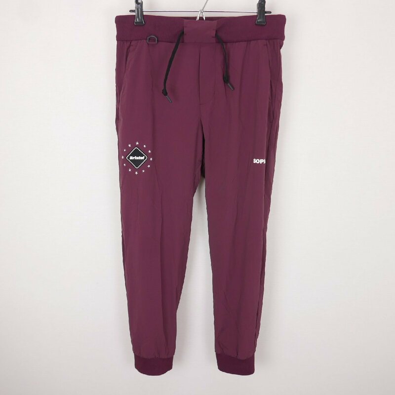 22AW F.C.Real Bristol エフシーレアルブリストル 4WAY STRETCH RIBBED PANTS メンズ ストレッチ ジョガー パンツ BORDEAUX S FCRB-222017