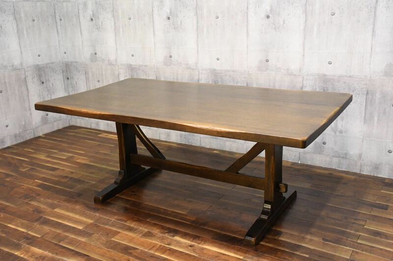 CKC80 KASHIWA 柏木工 WILDERNESS ウィルダネス ダイニングテーブル 1800×1000 オーク無垢材 34万 飛騨の家具 カシワ 食卓テーブル 食卓机