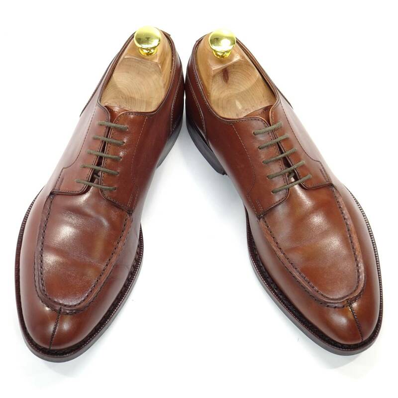 即決 JALAN SRIWIJAYA 41 Uチップ ジャランスリウァヤ メンズ 茶 ブラウン 本革 レザーシューズ 本皮 ビジネス レースアップ 革靴 紳士靴