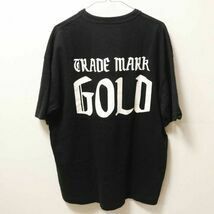 東洋エンタープライズ TRADE MARK GOLD ヘビー コットン 半袖 Tシャツ ブラック Mサイズ