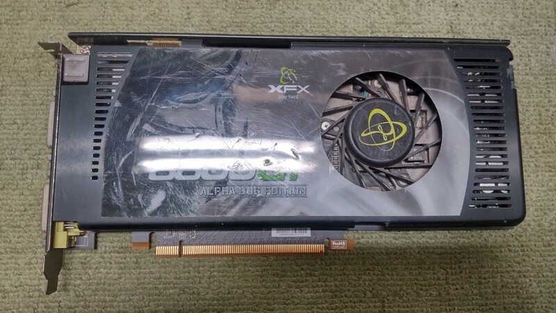 HK1671 NVIDIA GeFORCE 8800GT ALPHA DOG EDITION グラフィックボード/グラボ 670M 512MB DDR3 DUAL 動作未確認 現状品 JUNK