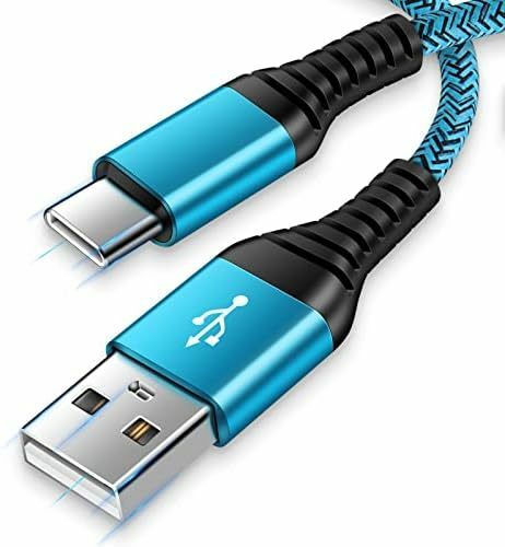 【残りわずか】 QC3.0対応1.8m付き 急速充電 C充電ケーブル 3重ナイロン編み USB 携帯Cケーブル タイプc C ケー