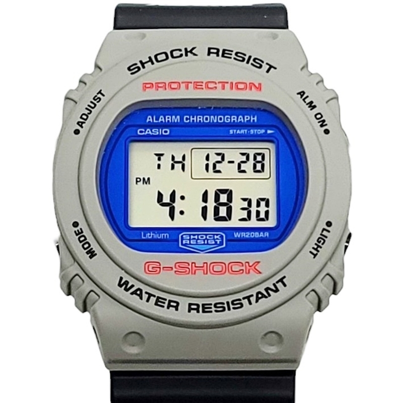 CA565 G-SHOCK × XLARGE Gショック エクストララージ 40周年 DW-5750E デジタル 腕時計 グレー コラボ CASIO カシオ ●60