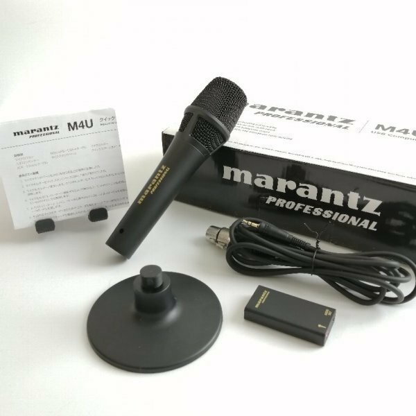 marantz マランツプロ USBコンデンサーマイクロフォン M4U 単一指向性【訳あり※Mini-USB-USB-Aケーブル、マイクホルダー欠品】 28 00060