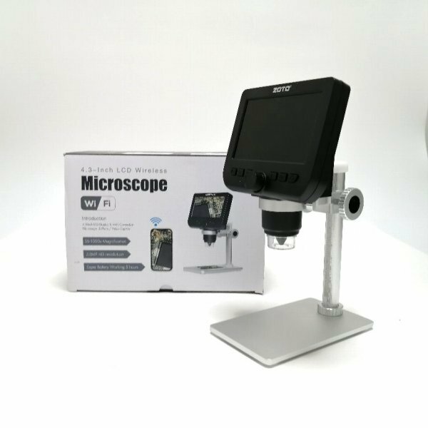 ZOTO デジタル顕微鏡 4.3 Inch LCD Wireless Microscope inskam-317　77 00288