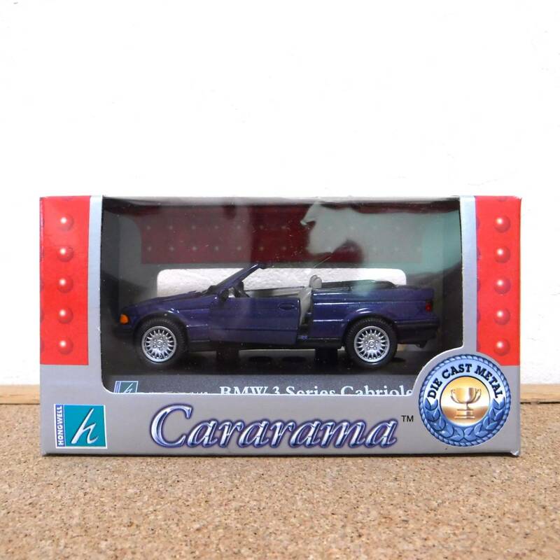 【cararama】1/43 BMW 3シリーズ カブリオレ(青)