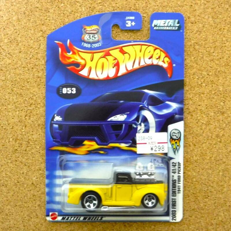 【Hot Wheels】2003 #053 FIRST EDITIONS 41/42 1941 FORD PICKOP［0453］