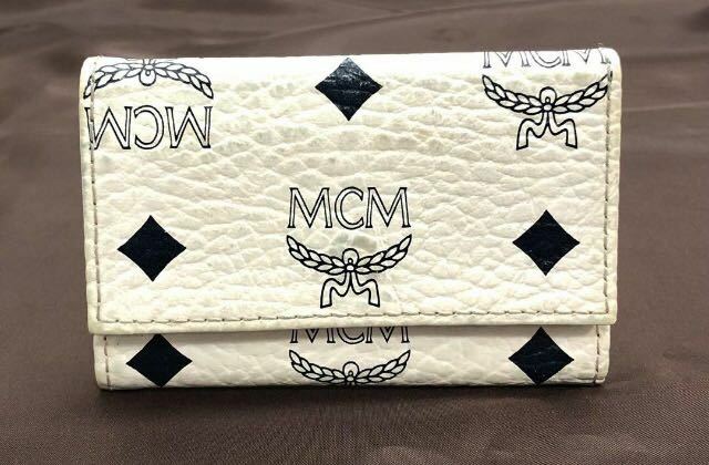 MCM 4連　キーケース　白　独製　18669920