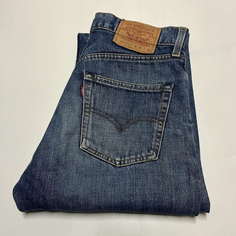 90s フィリピン製 Levi’s リーバイス 509-0217 ストレートジーンズ デニムパンツ W30 L34