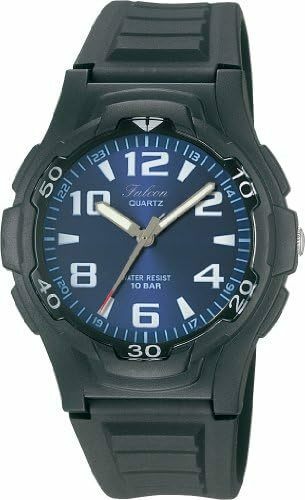 【残りわずか】 ブルー メンズ VP84J850 ウレタンベルト 防水 アナログ 腕時計 Q&Q ブルー