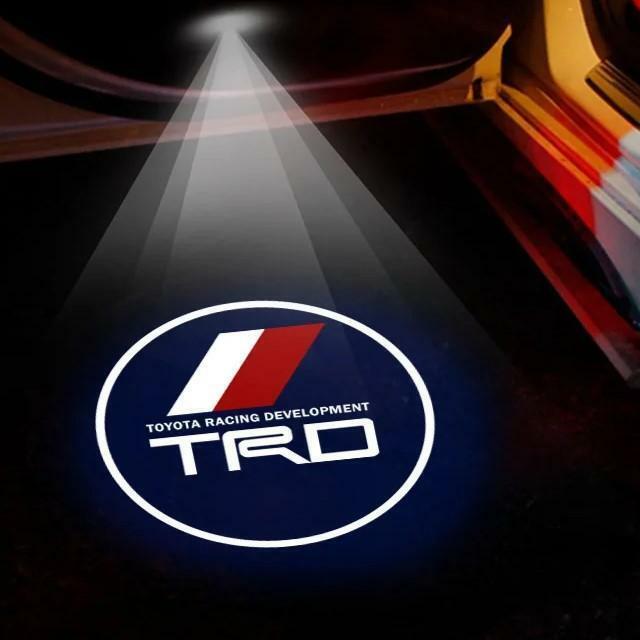 2個セット TRD トヨタ TOYOTA GR LED HD カーテシライト ランプ ウェルカムライト グラウンドイルミネーション ee