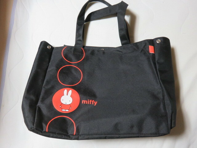 MIFFY Miffy ミッフィー トートバッグ 手さげバッグ バッグ サイズ360-300-170㎜ 家庭保管品 保管時のシワなどはご了承ください 未使用 2