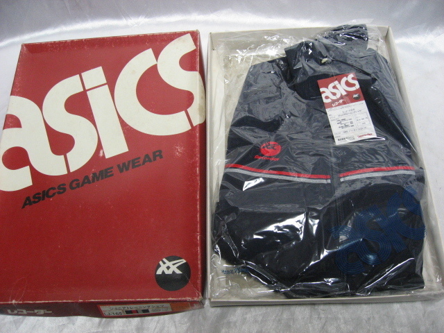 asics　アシックス ゲームウェア レコーダー　ジュニアトレーニングシャツ　LJ-165　胸囲64-72　140サイズ　レトロ　デットストック