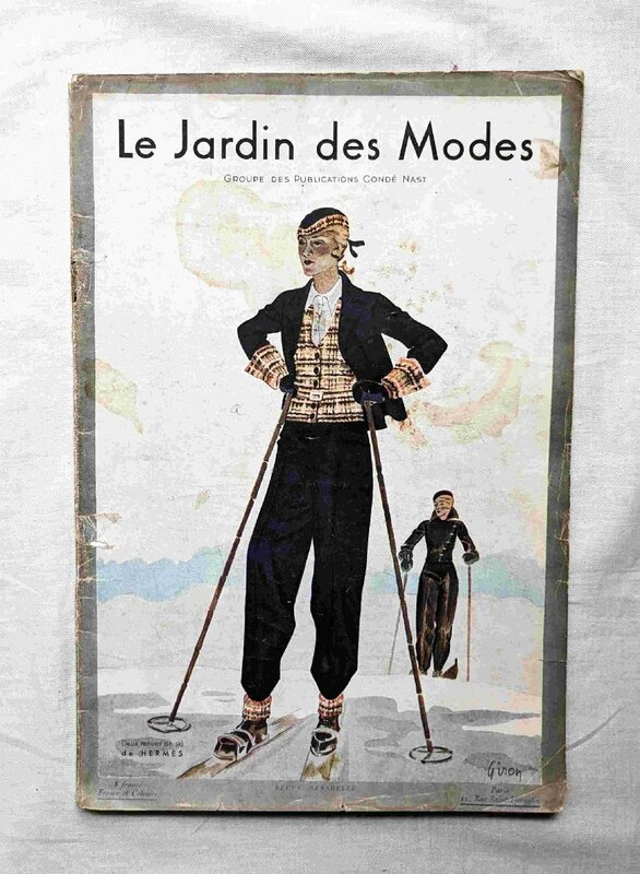 1931年 Le Jardin des Modes フランス 女性ファッション Lucien Vogel/エルメス Hermes/ジャンヌ・ランバン/Marcel Rochas/スキャパレリ