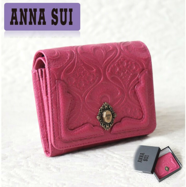 新品箱付き【ANNA SUI アナスイ】ノヴァ 二つ折り財布 v4289 