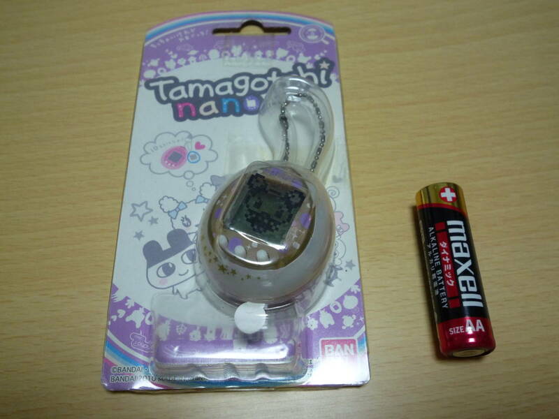 希少 新品未使用 たまごっちナノ パープル Tamagotchi nano purple BANDAI バンダイ 2010年代 まめっち ゲーム 平成レトロ 携帯ゲーム機