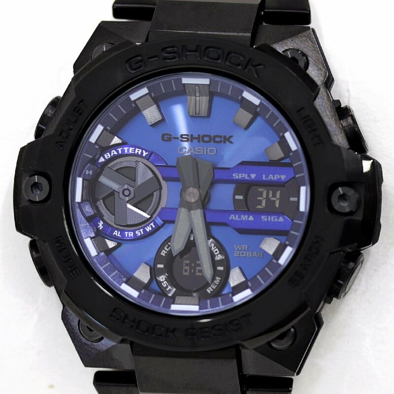 カシオ　G-SHOCK　Gショック　GST-B400BD　腕時計　Bluetooth　タフソーラー　クォーツ　メンズ　　新品同様品