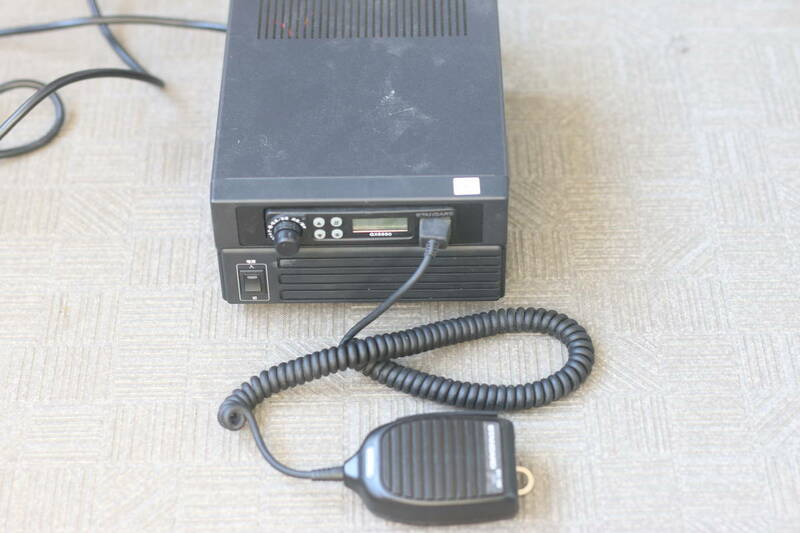 【動作OK】簡易無線機 電源台セット GX5550 BS24 マイク・電源ケーブル付き