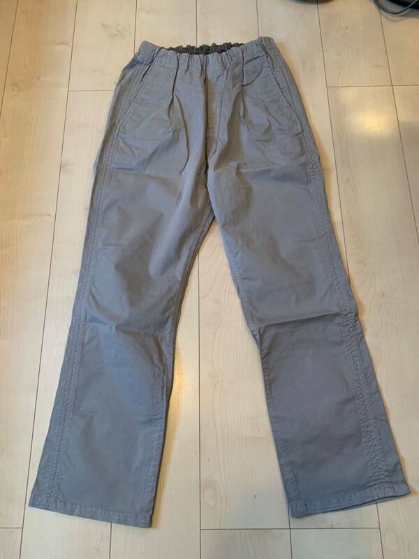 nonnative 17AW STRANGER EASY PANTS WIDEFIT SATIN STRETCH OVERDYED ワイドフィットパンツ