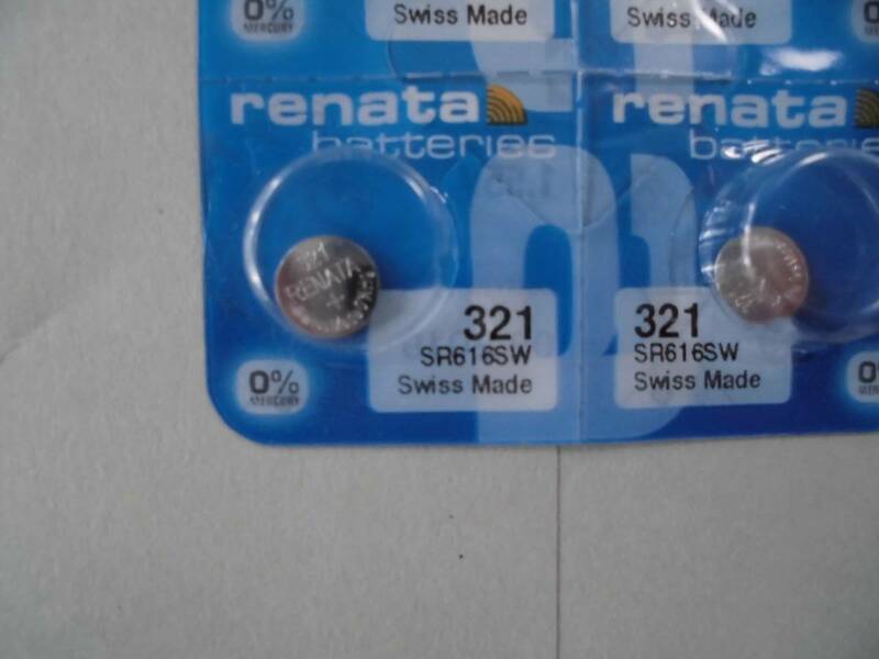 ◎☆3個☆レナタ電池SR616SW(321)使用推奨09/2025追加有A◎送料63円◎