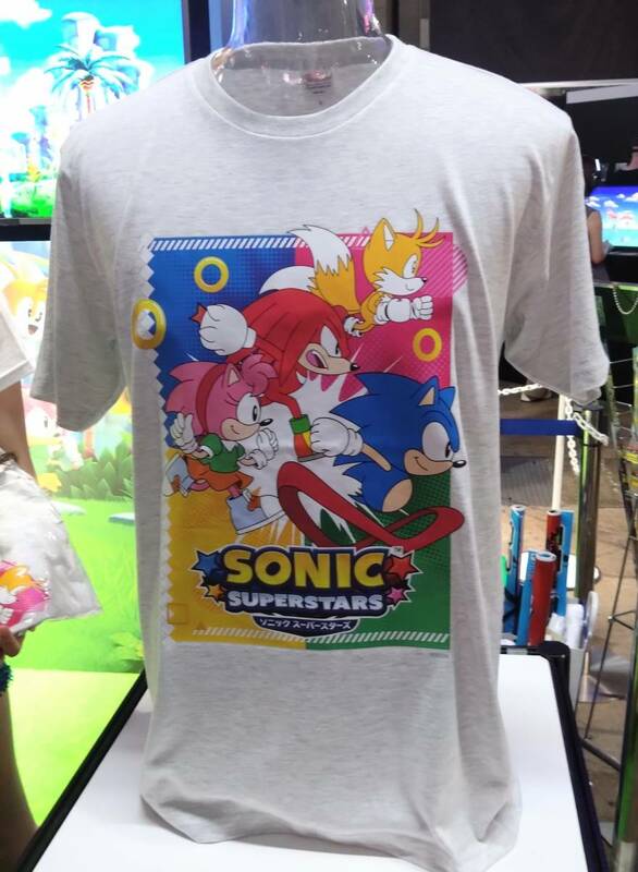 非売品！東京ゲームショウ限定・購入者限定配布「ソニックスーパースターズ」Tシャツ