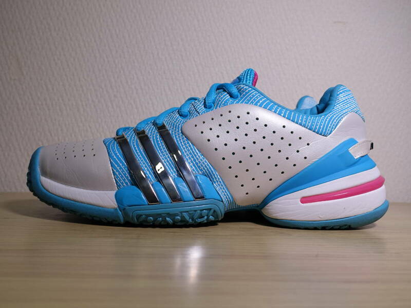 ◇ adidas アディダス バリケード アディリブリア OC【U44355】◇ 22.5cm テニスシューズ スカイブルー