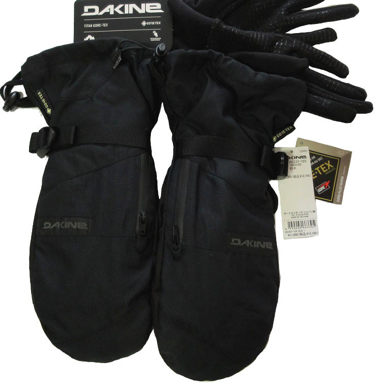 Dakine (ダカイン) TITAN ゴアテックス ミトン Gore plus warm M,L,XLサイズ ブラック 黒 スキー スノボ Gore-tex