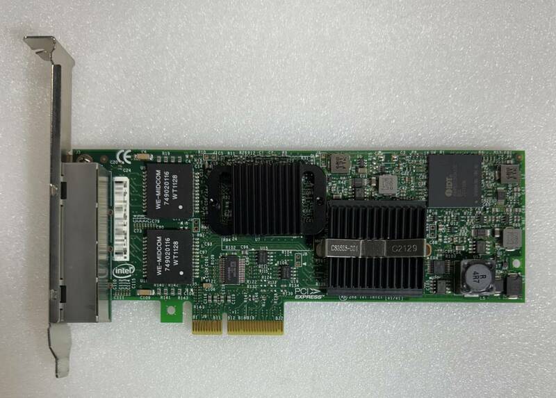 DELL DP/N 0HM9JY 1000BASE-T 4ポート ネットワークカード PCI Express x4 Intel PRO/1000 VT (管：CA0003)