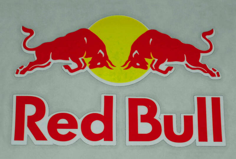 Red Bull / レッドブル ロゴ＆マークデカール（小）