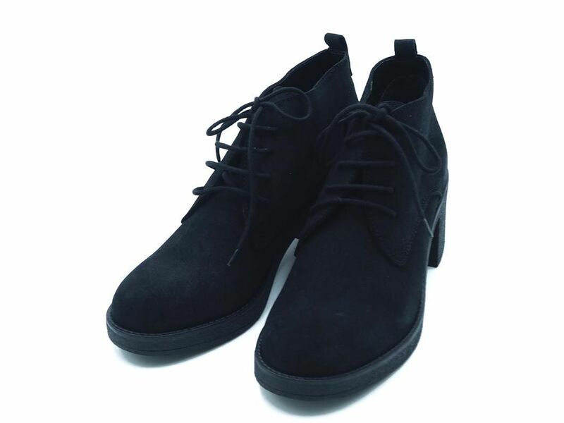 Stilmoda スティルモーダ スウェード ショート ブーツ size39（24.5cm位）/黒 ◇■ ☆ dlc5 レディース