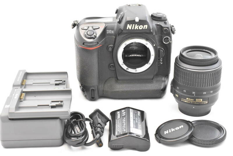 【ショット数8070回】Nikon ニコン Nikon D2H AF-S NIKKOR 18-55mm 1:3.5-5.6 G VR レンズキット（t4893)