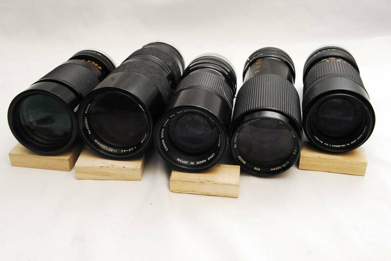 Canon 用ZOOM LENS 5本セット　1207-8