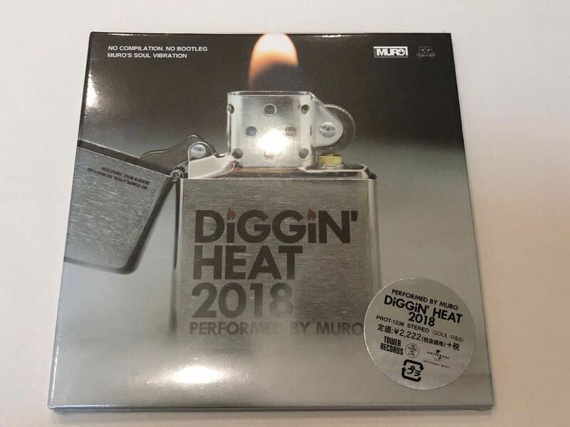 【新品・未開封】 DJ MURO DIGGIN HEAT 2018　muro mitsu the beats koco kenta punpee nujabes kensei