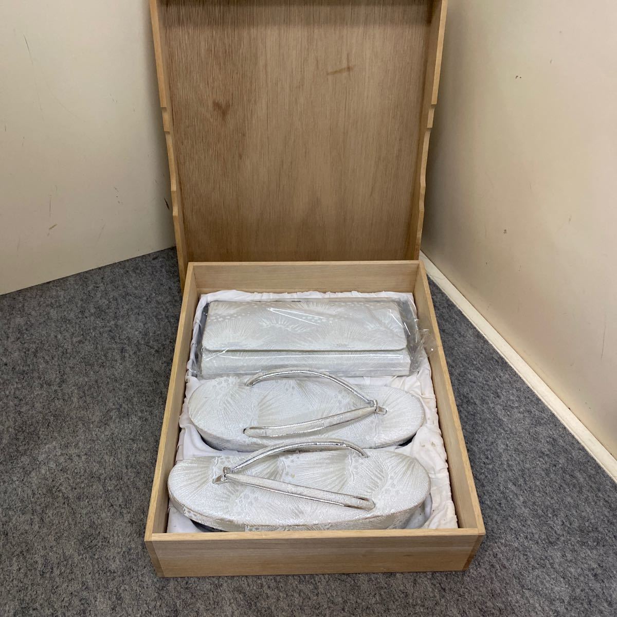 草履　財布　和装小物 訪問着　23cm 草履　財布セット