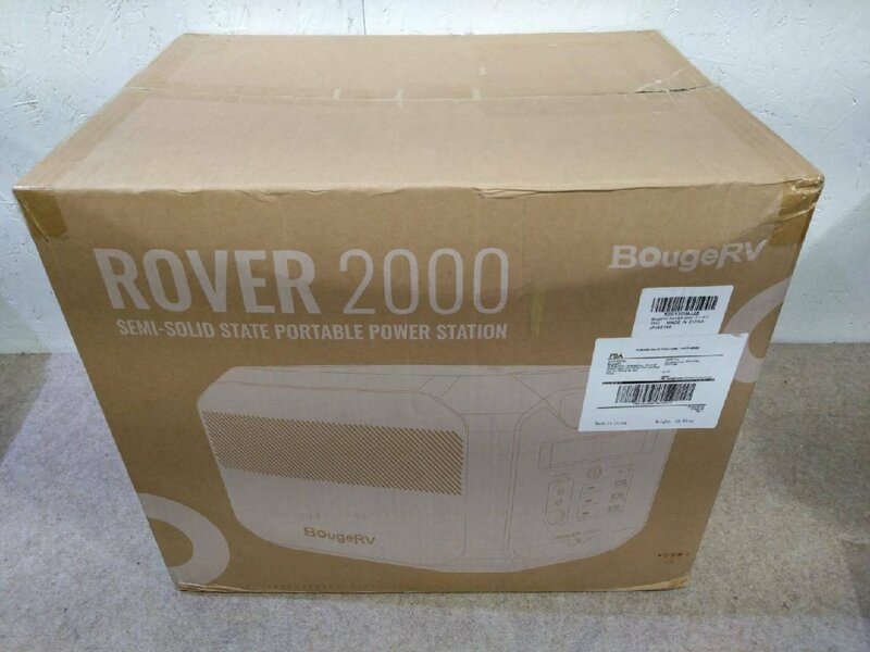 新品未開封 ポータブル電源 BougeRV Rover 2000 2008Wh大容量・半固体電池・急速充電 ポータブルバッテリー AC出力 蓄電池 アウトドアや車