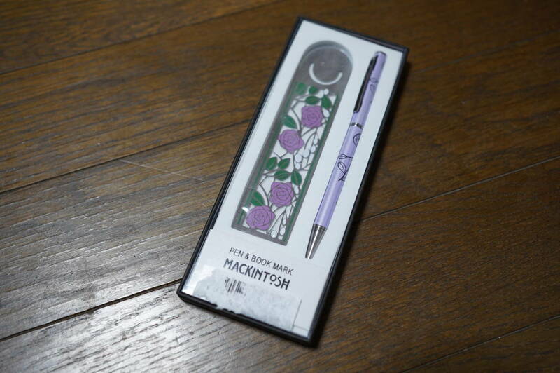 ★Rennie Mackintosh Pen Bookmark ペンしおりセット (クリポス)