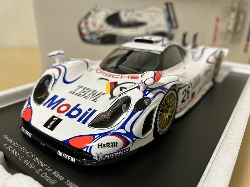 1/18 Porsche 911 GT1 No.26 Winner Le Mans 1998