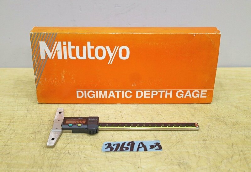3269A23 Mitutoyo ミツトヨ ABSデジマチックデプスゲージ 571-201-30/VDS-15AX 測定 計測
