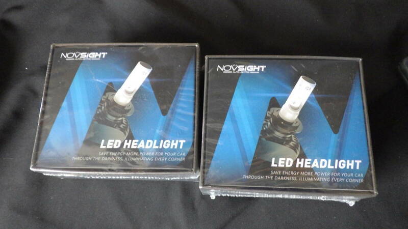 10箱セット(２球入り1台分)X10●ヘッドライト　HI/LO H4バルブ　LED HEADLIGHT.NOVSIGHT