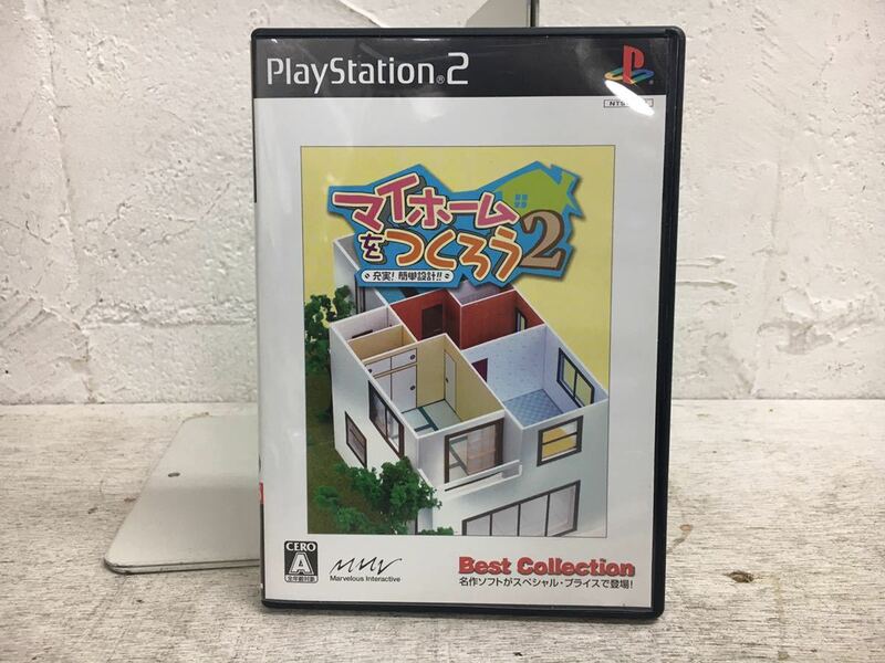n1203-05★ ゲームソフト PlayStation2 マイホームをつくろう2 充実！ 簡単設計！！Best collection