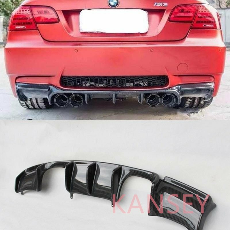 1731　BMW e92 e93 M3 カーボン ディフューザー エアロ リアバンパー 2006-2013 3シリーズ 320i 325i 335iｑ