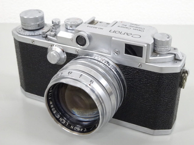 ジャンク Canon キャノン レンジファインダー フィルム カメラ CANON LENS 50mm f:1.5 レンズ 動作未確認