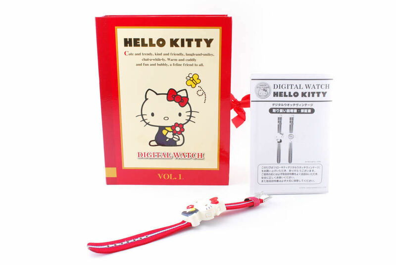 【未使用】 Hello Kitty ハローキティ 幻のデジタルウォッチ 復刻版 腕時計 コレクター保管 1202