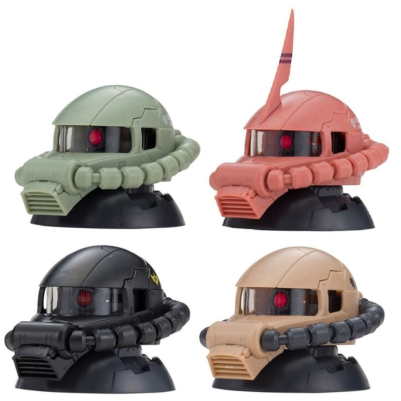 ガンダム EXCEED MODEL ZAKU HEAD 10 全4種 シャア専用 量産型 ザク 高機動型ザクⅡ 黒い三連星 MSVデザート エクシードモデル ラスト1個