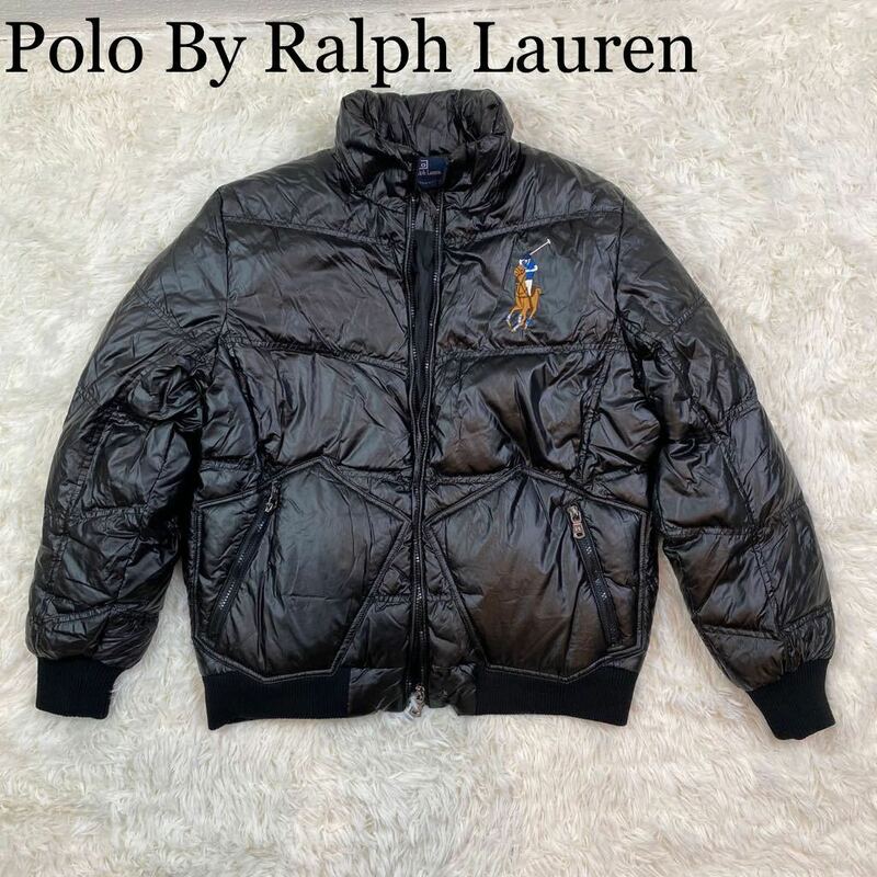 Polo By Ralph Lauren ポロバイラルフローレン ジャケット アウター ブルゾン ブラック 黒 ロゴ Lサイズ 