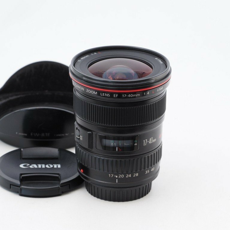 【難あり品】Canon キヤノン広角ズームレンズ EF17-40mm F4L USM フルサイズ対応 #7618